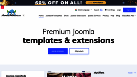 What Joomla-monster.com website looked like in 2021 (2 years ago)