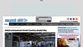 What Jihlavske-listy.cz website looked like in 2021 (3 years ago)