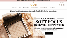 What Jouercosmetics.com website looked like in 2022 (2 years ago)