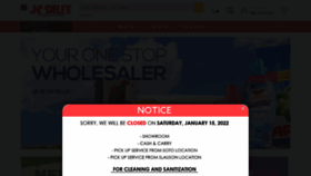What Jcsalesweb.com website looked like in 2022 (2 years ago)