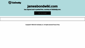 What Jamesbondwiki.com website looked like in 2022 (2 years ago)