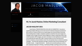 What Jacobmaslow.com website looked like in 2022 (2 years ago)