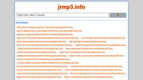 What Jrmp3.info website looked like in 2022 (2 years ago)