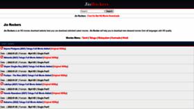 What Jiorockers.run website looked like in 2022 (2 years ago)