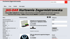 What Jagdar.pl website looked like in 2022 (2 years ago)