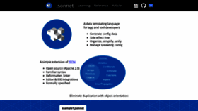 What Jsonnet.org website looked like in 2022 (2 years ago)