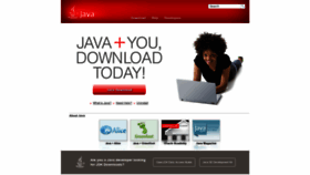 What Java.com website looked like in 2022 (2 years ago)