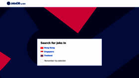 What Jobsdb.com website looked like in 2022 (3 years ago)