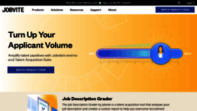 What Jobvite.com website looked like in 2022 (2 years ago)