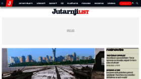 What Jutarnji.hr website looked like in 2022 (2 years ago)