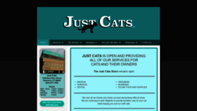 What Justcatsonline.com website looked like in 2022 (2 years ago)