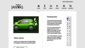 What Janvas.com website looked like in 2022 (2 years ago)
