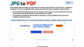 What Jpg2pdf.com website looked like in 2022 (2 years ago)
