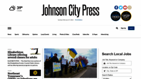 What Johnsoncitypress.com website looked like in 2022 (3 years ago)