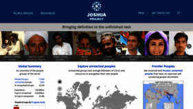 What Joshuaproject.net website looked like in 2022 (2 years ago)