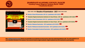 What Jacresults.com website looked like in 2022 (2 years ago)