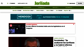 What Jornadaonline.com website looked like in 2022 (2 years ago)