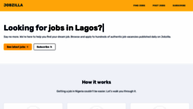 What Jobzilla.ng website looked like in 2022 (2 years ago)