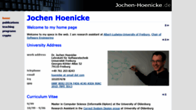 What Jochen-hoenicke.de website looked like in 2022 (4 years ago)