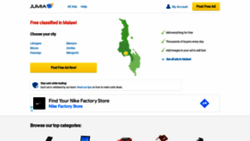 What Jumia.mw website looked like in 2022 (4 years ago)