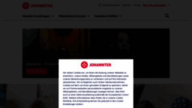 What Johanniter.de website looked like in 2022 (2 years ago)