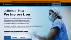 What Jeffersonhealth.org website looked like in 2022 (2 years ago)
