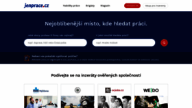 What Jenprace.cz website looked like in 2022 (2 years ago)