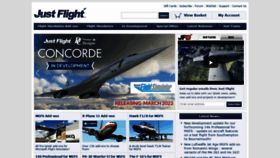 What Justflight.com website looked like in 2022 (2 years ago)