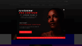 What Juvederm.com website looked like in 2022 (2 years ago)