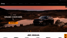 What Jeep.com.au website looked like in 2022 (2 years ago)