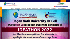 What Jagannathuniversity.org website looked like in 2022 (2 years ago)