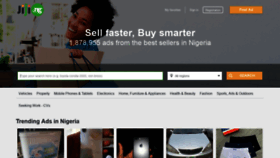 What Jiji.ng website looked like in 2022 (2 years ago)