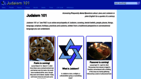 What Jewfaq.org website looked like in 2022 (2 years ago)