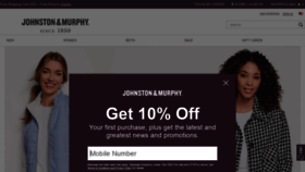 What Johnstonmurphy.com website looked like in 2022 (2 years ago)