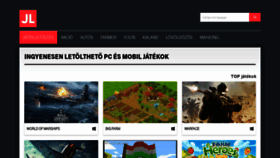What Jatek-letoltes.hu website looked like in 2022 (2 years ago)