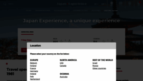 What Japanvisitor.com website looked like in 2022 (2 years ago)