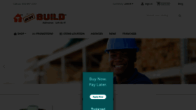 What Justbuild.co.za website looked like in 2022 (2 years ago)