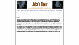 What Jakeschair.com website looked like in 2022 (2 years ago)