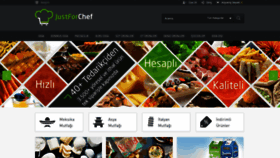 What Justforchef.net website looked like in 2022 (2 years ago)