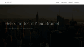 What Jorritkleinbramel.nl website looked like in 2022 (2 years ago)