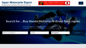 What Japanmotorcycleexport.com website looked like in 2022 (1 year ago)