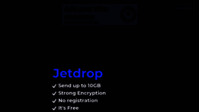 What Jetdrop.net website looked like in 2022 (2 years ago)