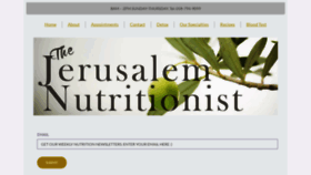 What Jerusalemnutritionist.com website looked like in 2022 (2 years ago)