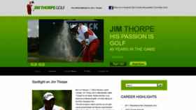 What Jimthorpegolf.com website looked like in 2022 (1 year ago)