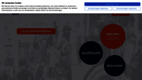 What Jobmessen.de website looked like in 2022 (1 year ago)