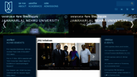 What Jnu.ac.in website looked like in 2022 (1 year ago)