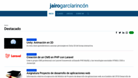 What Jairogarciarincon.com website looked like in 2022 (1 year ago)