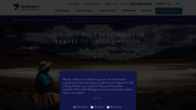 What Journeylatinamerica.com website looked like in 2022 (1 year ago)