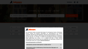 What Jobware.de website looked like in 2022 (1 year ago)