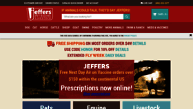 What Jefferspet.com website looked like in 2022 (1 year ago)